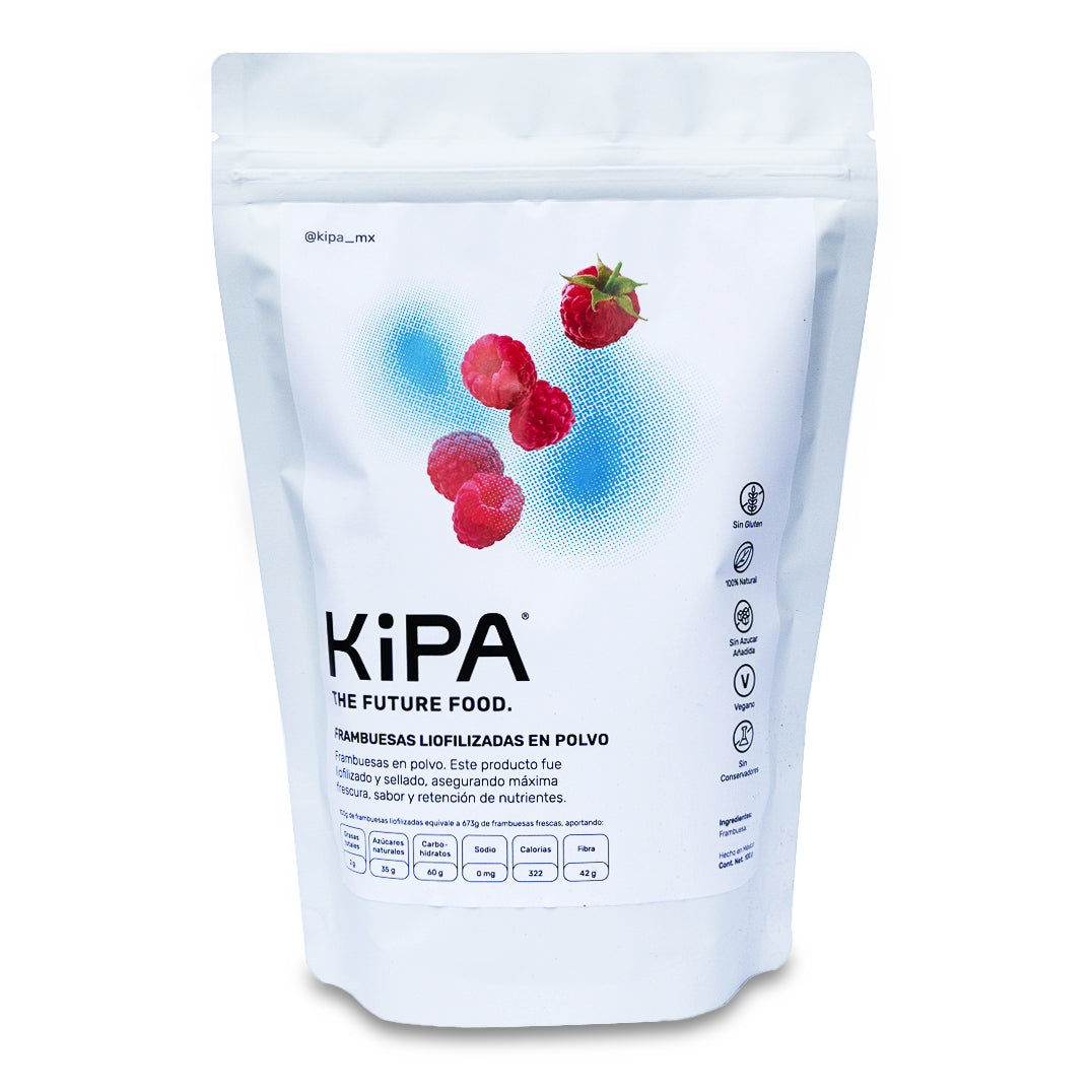 FRAMBUESAS LIOFILIZADAS EN POLVO 100g