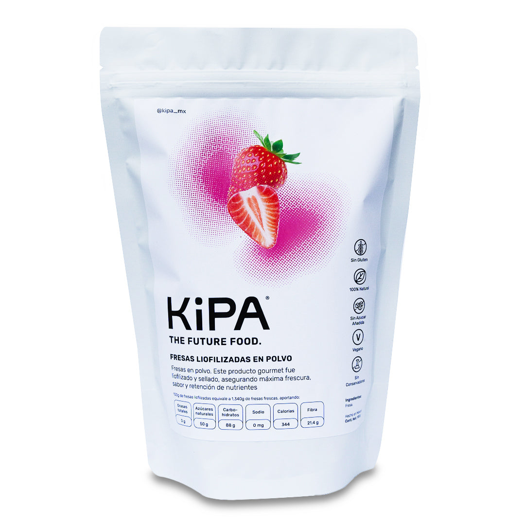 FRESAS LIOFILIZADAS EN POLVO 100g